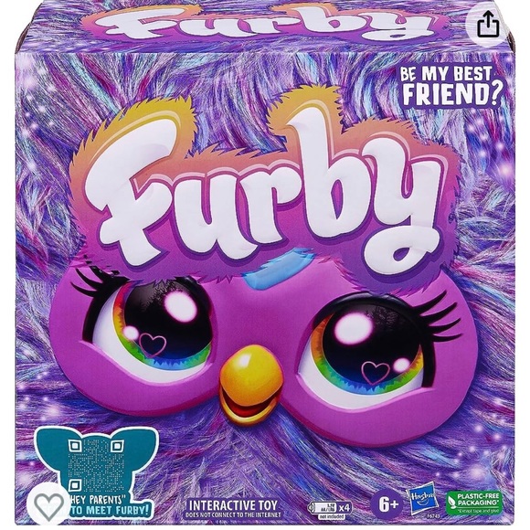 Furby Purple - NIB Interactive Plush Toy - HOT TOY - Picture 2 of 6